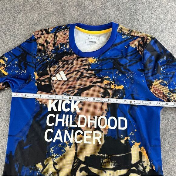 Adidas X Marvel Kick Childhood Cancer Pre-Match Soccer Jersey HT3238 Size Medium - Picture 3 of 7
